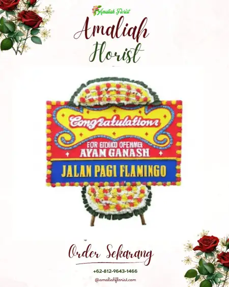 Sewa Papan Bunga Terusan